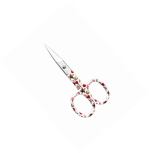 Tijeras de Bordado Multifuncionales Profesionales para Manualidades, 3.5 Pulgadas, Lisas, OEM, con Estampado Floral Navideño, de Acero Inoxidable Afilado - Product Image 3