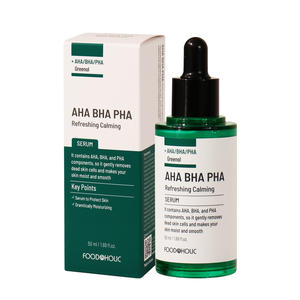 Juego de suero Facial para el cuidado de la piel coreano FOODAHOLIC AHA BHA PHA Combo para mejorar la cara radiante - Product Image 1
