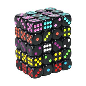 Dés de jeu D6 standard en résine acrylique faits à la main, écologiques, portables, à six faces et coins arrondis, pour le jeu Yahtzee - Product Image 6