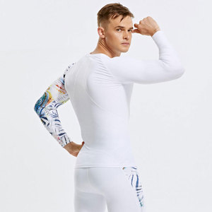 Conjunto de Ropa Deportiva de Compresión para Hombre, Traje Deportivo de Compresión, Ropa de Entrenamiento de Manga Larga - Product Image 5