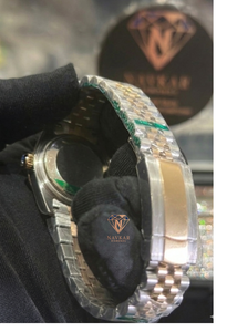 Reloj de Diamantes para Mujer con Moissanita VVS en Plata de Ley 925, Perfecto para Fiestas de Lujo, Disponible a Precio de Exportación - Product Image 3