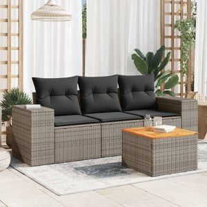 ชุดโซฟาสีเทาสำหรับสวน - Product Image 1