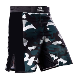 Pantalones Cortos MMA de Rango de Movimiento Flexible para Entrenamiento de Karate y Taekwondo, Ropa Deportiva de Alto Impacto para Hombres - Product Image 1
