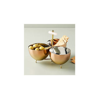 Bol décoratif, décoration de table, bol artisanal de style américain moderne, article cadeau d'exportation - Product Image 2