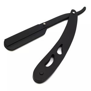 Rasoir droit professionnel en acier inoxydable avec manche en bois, vis réglable, lame unique, pour barbier, rasage corporel et toilettage - Product Image 3