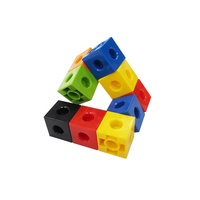 Juego de cubos de enlace de 1000 piezas para contar bloques de conexión de clasificación STEM, cubos de conteo, bloques de números educativos