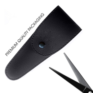 Ciseaux de coiffure professionnels en acier inoxydable, lames aiguisées, manche long, design ergonomique pour droitiers, haute qualité - Product Image 2