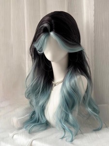 Peluca de cabello humano de color de primera calidad para mujeres, peluca de moda multicolor brillante disponible a precio de exportación. - Product Image 1