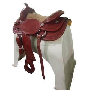 Selle de cheval de plaisir occidentale exclusive de haute qualité magnifiquement fabriquée à la main, confortable et respirante, équitation professionnelle - Product Image 4