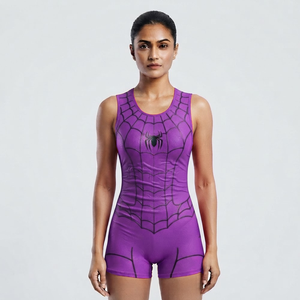 Hot Selling Breathable Women's <b>Swimming</b> Suit with Customized Color and Print Pattern Eco-Friendly Seamless Design - Product Image 4