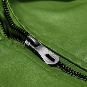 Best Quality Wholesale Price New Fashion Men's <b>Slim</b> <b>Fit</b> <b>Jacket</b> With Fabric Stand Collar Front Logo Streetwear Style Leather - Product Image 6