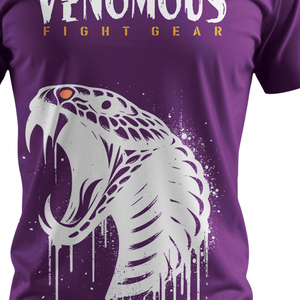 เสื้อยืดลายงู Venomous Unisex คอกลม แขนสั้น สวมใส่สบาย ผลิตจากผ้าฝ้าย 100% เป็นมิตรกับสิ่งแวดล้อม แห้งเร็ว - Product Image 5