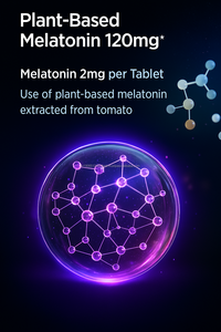 เมลาโทนินจากพืช OEM ชนิดเม็ด ช่วยการนอนหลับตามธรรมชาติ เสริมความจำ บำรุงสุขภาพผู้ใหญ่ สารสกัดจากเชอร์รี่รสเปรี้ยว ผลิตในเกาหลี 120 มก. ต่อเม็ด - Product Image 2