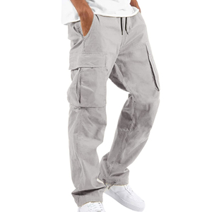 Custom Men Cargo Pants Wholesale Durable Multi Pocket Workwear <b>Trousers</b> <b>Elastic</b> <b>Waist</b> OEM ODM Apparel Manufacturing Supplier - Product Image 6