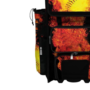 Mochila de béisbol multibolsillos para equipo con fundas para bates - Product Image 6