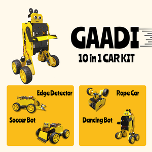 Kit robotique STEM Arduino GAADI Curriculum, 50 activités éducatives, châssis de montage, voiture robot ESP32 - Product Image 4