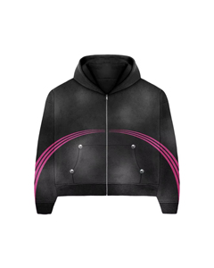 ชุดวอร์มผู้ชายทรงขาบานแบบซ้อนทับ ล้างสีด้วยกรด ขายดีอันดับต้นๆ ผลิตจากผ้าฝ้าย 100% กันลม พร้อมโลโก้และบรรจุภัณฑ์แบบกำหนดเอง - Product Image 2