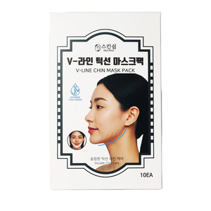 [HANAIL] Masque Hydratant V-Line pour le Menton, Pack de Masques Visage en V avec Peptides, Centella et Extrait d'igname pour Soin de la Peau - Product Image 1