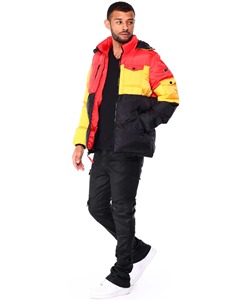 High Quality Thin Full Zip up Fleece Winter Quilted Hooded Puffer Jacket Breathable Windproof OEM Service for Men - Product Image 4