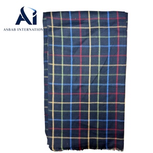 Double Sided Plaid Tassel Scarf Winter Shawl Unisex Long Check Pattern <b>Wrap</b> for Daily Travel - Product Image 5
