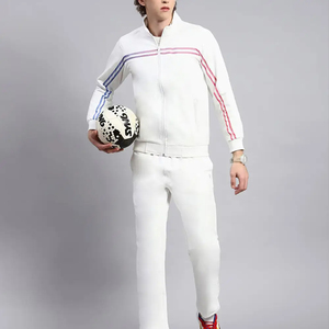 Custom Logo Spring Breathable 2 in 1 Vintage Lightweight Tracksuit Baggy Sweat <b>Suit</b> 100% Cotton French Terry - Product Image 4