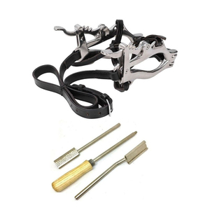 Kit Dental Equino Reutilizable de Calidad Premium para Odontología Veterinaria: Abrebocas, Raspadores, Espejo, Jeringa y Set de Acero Inoxidable - Product Image 4