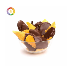 Mangues séchées moelleuses enrobées de chocolat, qualité supérieure, mangues et ananas séchés moelleux enrobés de chocolat de qualité supérieure - Product Image 1