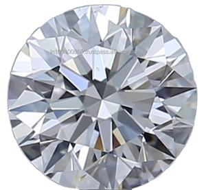 เพชร HPHT ที่ยอดเยี่ยม 0.50 กะรัต VS2 ความชัดเจน D สีขาวแฟนซีหลวม DIY ทํารอบ Lab ที่ยอดเยี่ยมสร้างเพชรขายอัญมณี - Product Image 1