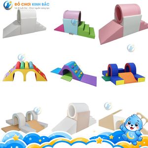 Producto de Moda: Set Integrado de Tobogán y Escalada, Ecológico, Tamaño Personalizado, Artículos para Parques Infantiles Interiores, OEM/ODM - Product Image 2