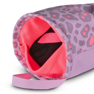 Pink <b>Leopard</b> <b>Print</b> Ski <b>Gloves</b> Full Finger Thermal Insulated Winter Gear for Girls Downhill Skiing Hook And Loop Closure - Product Image 5