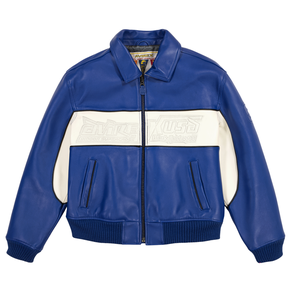 Chaqueta Avirex para Hombre, de Cuero Vacuno Auténtico, Estilo Vintage, Edición Limitada, con Cierre de Cremallera, para Invierno - Product Image 1