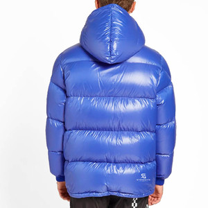 Blouson matelassé brillant pour homme, coupe-vent et chaud, avec capuche, léger, pour l'extérieur, collection Hiver 2026 - Product Image 4