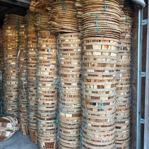 Cesta de Madera Circular Vintage para Cangrejos, Impermeable y Ecológica, Suministro al por Mayor, Exportación desde Vietnam - Product Image 4