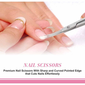 Ciseaux à sourcils, équipement de précision pour la coupe, fabricant OEM ODM, exportateur, ciseaux à sourcils, instrument de beauté professionnel - Product Image 5