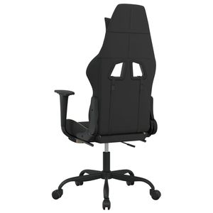 Chaise de jeu noire et crème en tissu 100% polyester, construction en métal et contreplaqué - Product Image 5