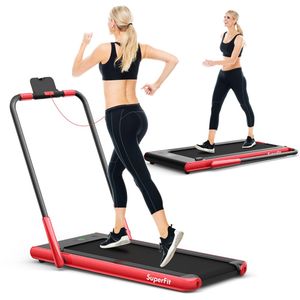 Caminadora Plegable 2 en 1 de 2.25 HP con Control Remoto y Pantalla LED para Entrenamientos en Casa - Product Image 1