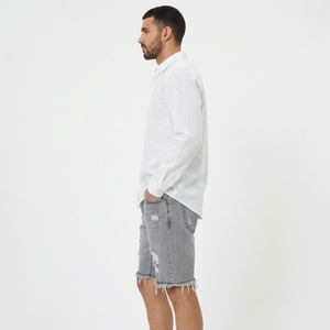 Shorts en jean décontractés pour hommes, shorts en coton personnalisés, longueur genou, vêtements d'été, fabricant, vente en gros - Product Image 3