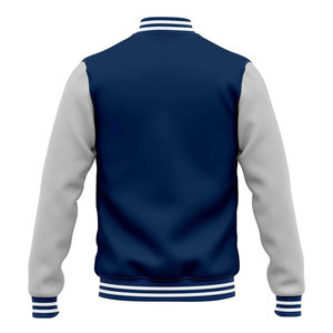 Chaqueta Casual para Hombre, Estilo Letterman, Cuello Alto, Logotipo Frontal, Duradera, Transpirable, Ligera, Ecológica, Servicio OEM - Product Image 2