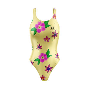 Traje de Baño Bikini de Talla Grande para Mujer, Estampado Floral, Traje de Baño de Una Pieza, Impresión Personalizada, Secado Rápido, Elástico, Ecológico - Product Image 5