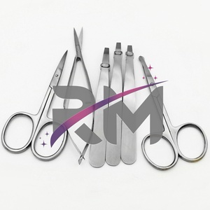 Pinzas Profesionales RMI de Acero Inoxidable con 4 Puntas para Cejas, Pinzas para Extensión de Pestañas con Punta de Fibra, Pinzas Personalizadas para Cejas - Product Image 2