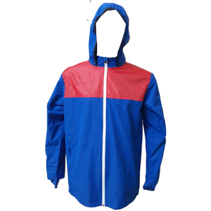 Veste à capuche zippée pour homme, couleur unie, imperméable, décontractée, pour le printemps, coupe classique, polyester, manches longues - Product Image 6
