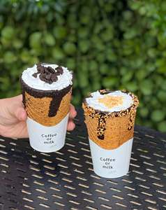 [VENTE CHAUDE] Cônes à café gaufrés comestibles, non toxiques et écologiques, en biscuit croustillant pour glaces, desserts, fêtes et cafés - Product Image 5