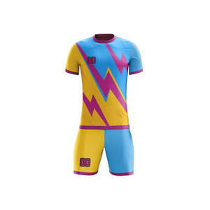 Maillot de football personnalisé par sublimation à faible MOQ, maillot de football de haute qualité en tissu polyester - Product Image 3
