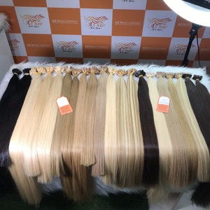 ผมมนุษย์เคราตินเรมี่ธรรมชาติบริสุทธิ์20นิ้วผมต่อผมตรงนุ่มลื่น - Product Image 4