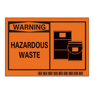 Étiquettes autocollantes Brady pour déchets dangereux, durables pour les laboratoires et les zones de stockage des déchets, imprimées en UV - Product Image 3