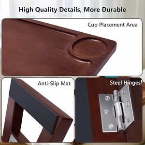 Tavolino Multifunzionale per Bracciolo del Divano, Perfetto Vassoio per Snack e Bevande, Vassoi Portaoggetti - Product Image 2