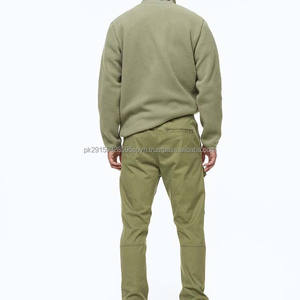 Ropa deportiva de calidad superior gimnasio Fitness algodón polar entrenamiento chándales hombres conjuntos de dos piezas chándal Jogging traje para la venta 2025 - Product Image 5