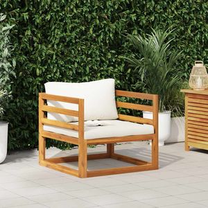 Sedia in Legno Massello di Acacia, Poltrona Resistente per Uso in Giardino - Product Image 1