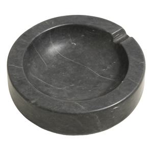 Cuenco decorativo hecho a mano, elegante Cenicero de mármol negro, cuenco redondo para fumar, accesorio decorativo de lujo para el hogar y los regalos - Product Image 1