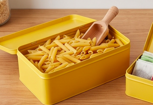 Yellow <b>Storage</b> <b>Box</b> Premium Decorative Organizer For Bedroom Kitchen Office Essentials Jewelry Makeup Crafts And Daily Use - Product Image 2